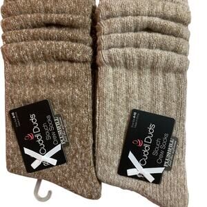 women's brown furry Warm socks